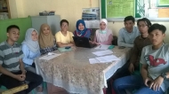 Foto bersama Koordinator dengan Anak Asuh